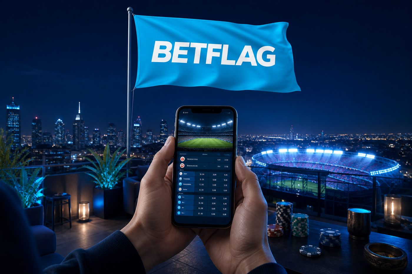 Betflag mobile cover